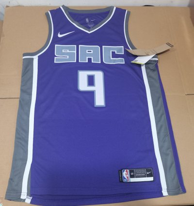 NBA 9 Huerter Sacramento Kings 2022-23 Icon Maillot Violet